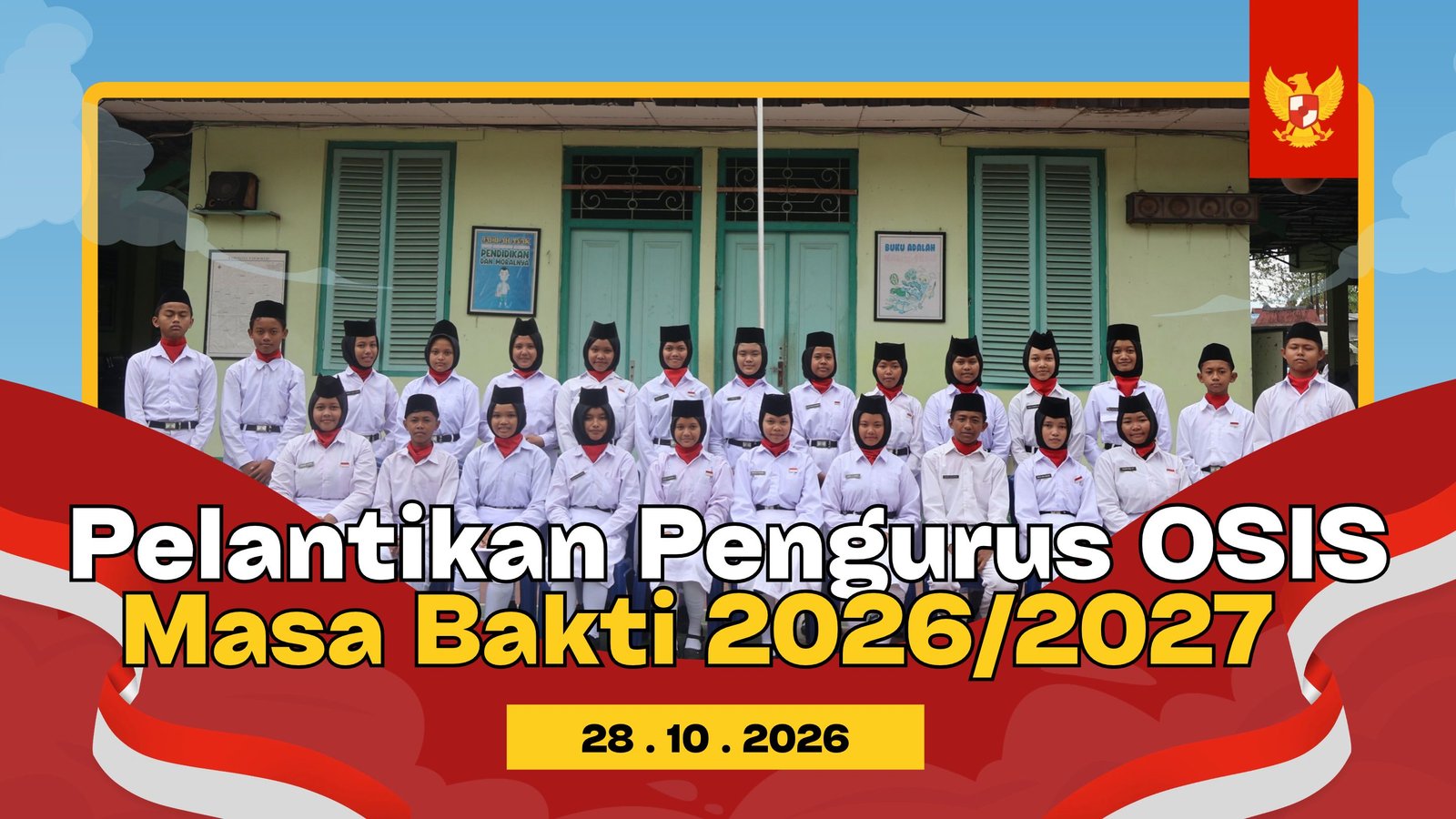 Momen Bersejarah Hari Sumpah Pemuda: 26 Pengurus OSIS SMP Negeri 6 Purworejo Masa Bakti 2026/2027 Resmi Dilantik